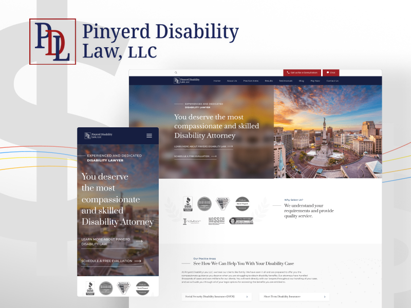 $20k+ law firm website example