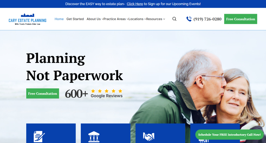 Cary Best Estate Planning Website