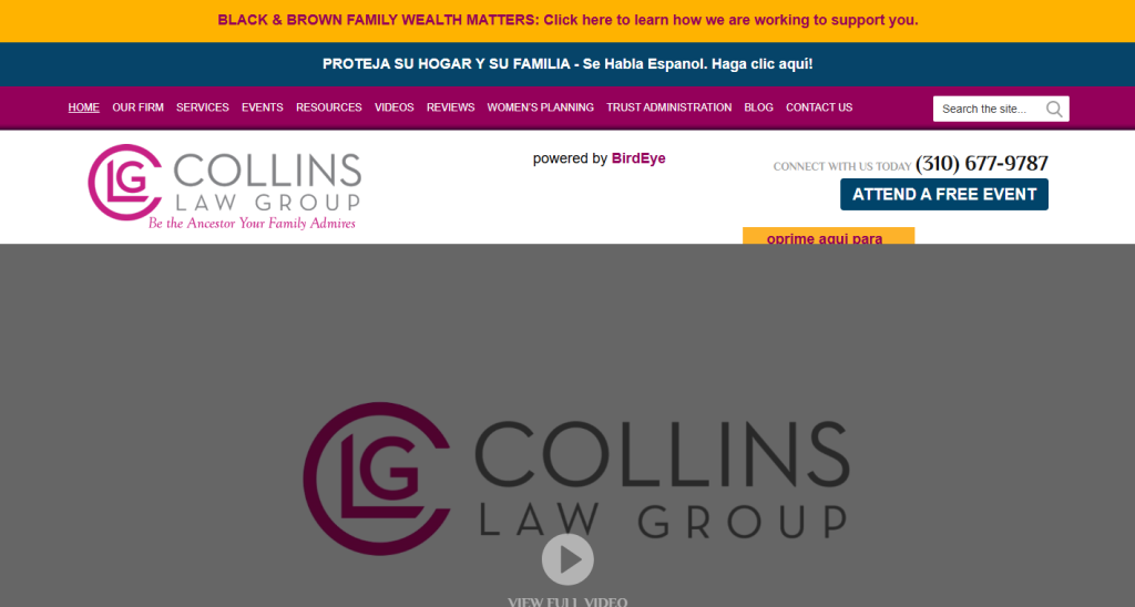 Collins Law Group Best Estate Planning Website