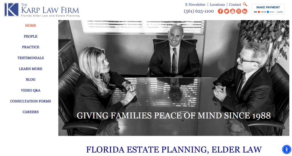 Karp Law Firm Best Estate Planning Website